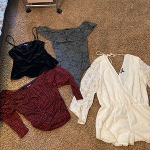 Tops, rompers, body suit